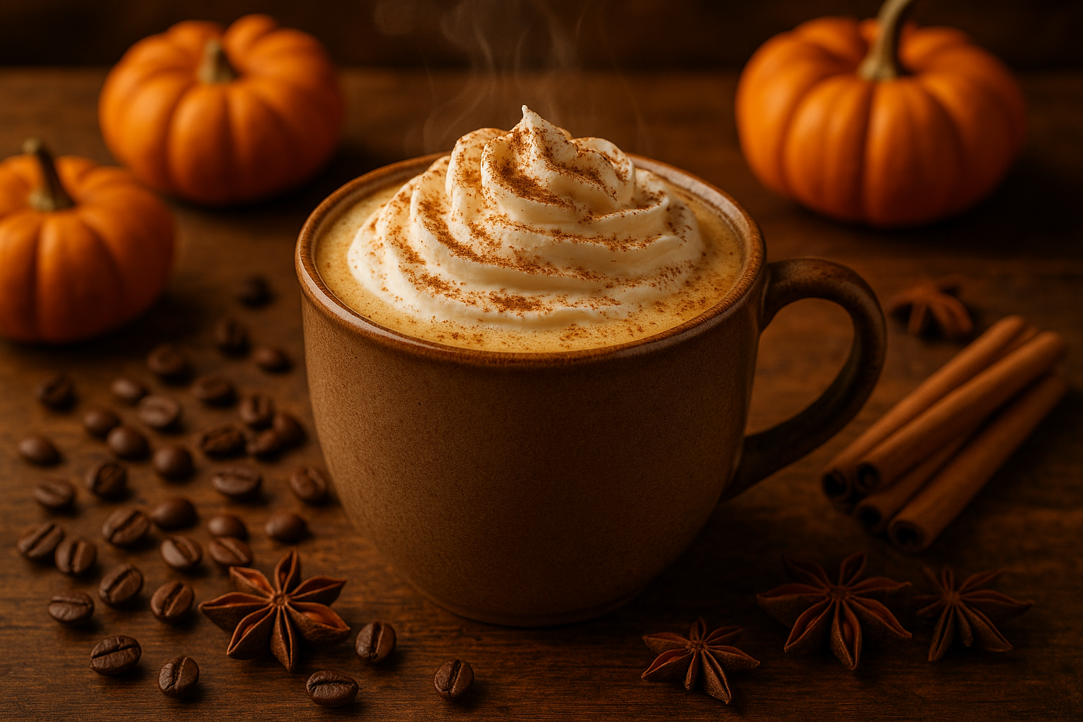 Pumpkin spice coffee